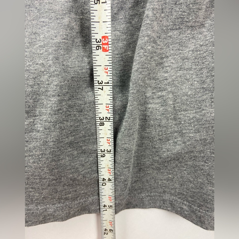 Belle Sky Gray Jersey Long Sleeve Maternity Dress Sz 1X (sku 191) - Picture 5 of 13